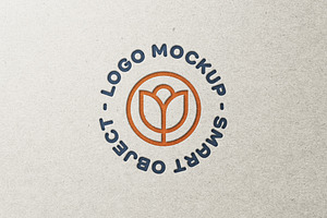 Paper Logo Mockup, a Mockup by Design Squad