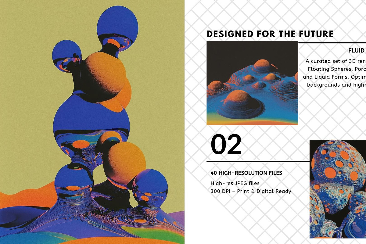 40 Chromascape & Future Forms Bundle, a Decorative Illustration by Virgo Studio (Photo 3 of 6)