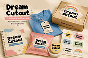 Dream Cutout, a Slab Serif Font by Wow Magic (Thumbnail 2 of 4)