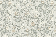 Light Sutton Blue Vintage Floral, a Pattern Graphic by Mieken Petra Designs (Thumbnail 2 of 3)