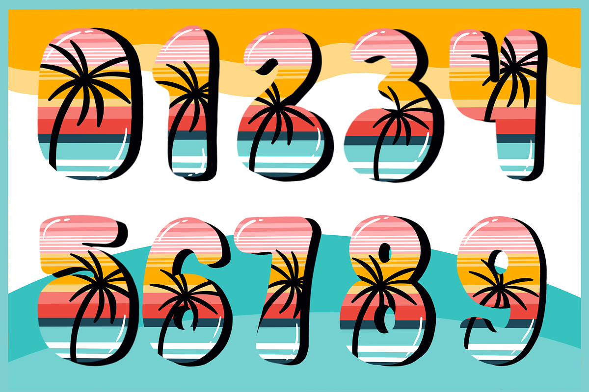 Summer-PNG fonts, a Symbol Font by It me digital art (Photo 3 of 6)