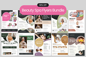 Spa & Beauty Care Flyer Template, a Flyer Template by Pixelpick