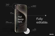 iPhone PRO 15 Mockup Collection, an iPhone Mockup by Mocku (Thumbnail 10 of 14)