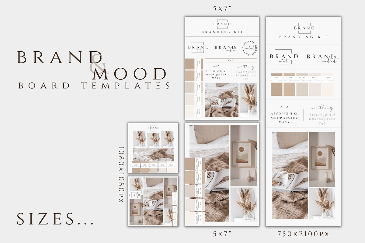 Business Brand Board Editable Kit, a Stationery Template by BRANDcontent (Photo 4 of 6)