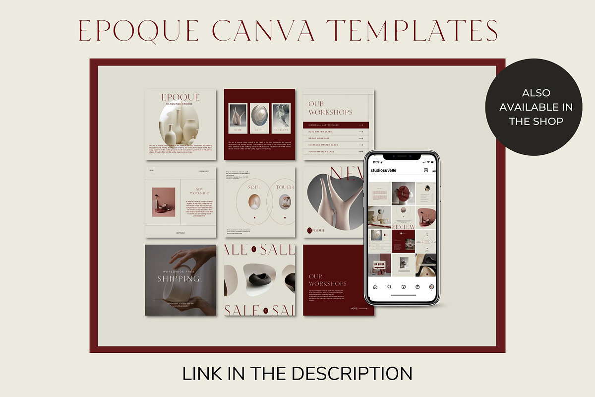 EPOQUE Wix Store Website Theme, a Wix Template by Studio Suvelle (Photo 10 of 10)