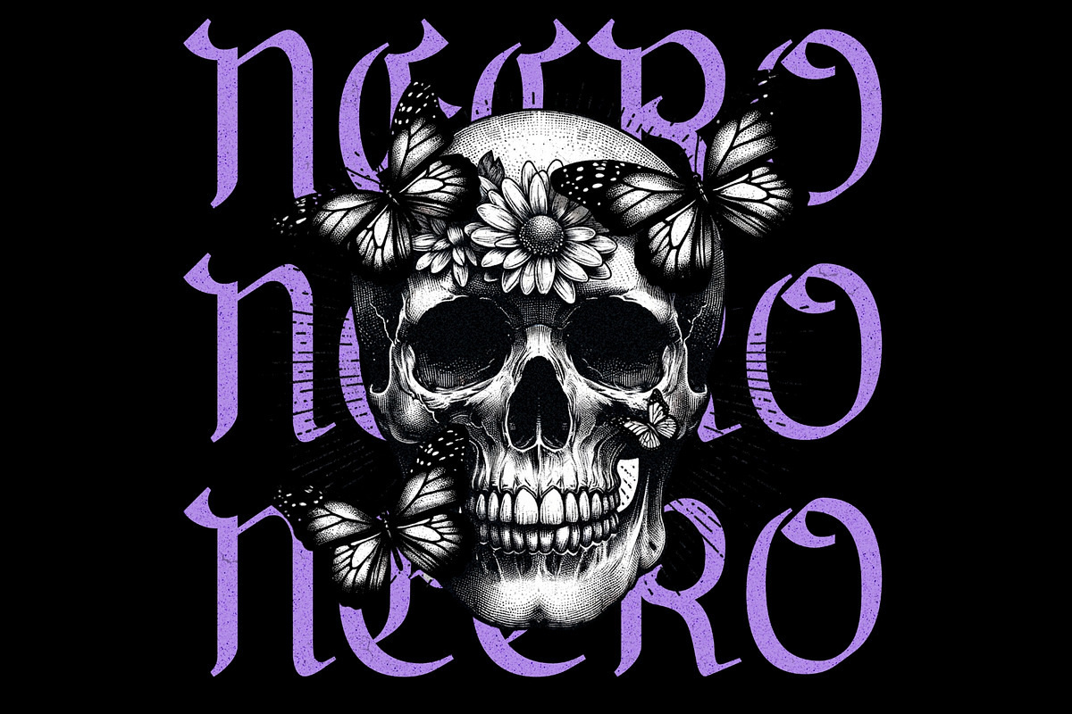 Shadebound - Gothic Brush Typeface, a Blackletter Font by HipFonts (Photo 4 of 9)