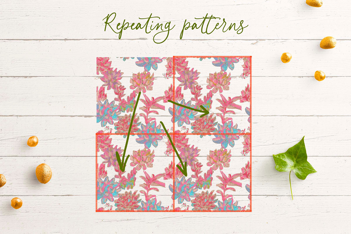 Cactus & Succulent Seamless Patterns, a Pattern Graphic by Lucyinyourheart (Photo 10 of 10)