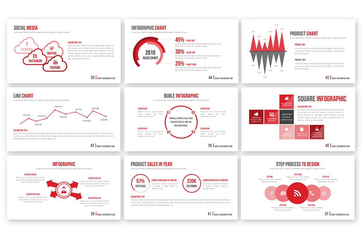 Power Template, a Presentation Template by Brandearth RRGraph