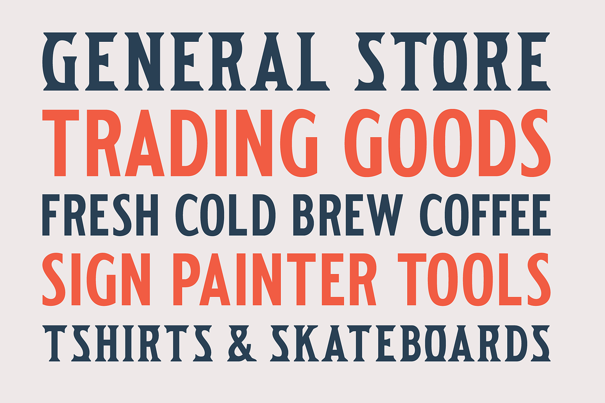 Old Bowman Sans & Serif, a Serif Font by The Old Type Foundry (Photo 8 of 12)