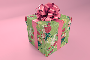 Blank Giftbox Mockup