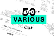 Various cars industry, an Outline Icon by Vladimir Vihrev (Thumbnail 1 of 7)