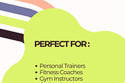 Fitness Coach Canva Templates 60, a Social Media Template by MOAROShop (Thumbnail 9 of 10)