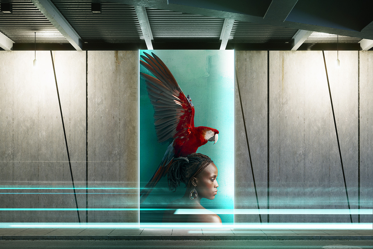 Under the Bridge - Billboard Mock-up, an Advertising Mockup by GK Creative (Photo 2 of 8)