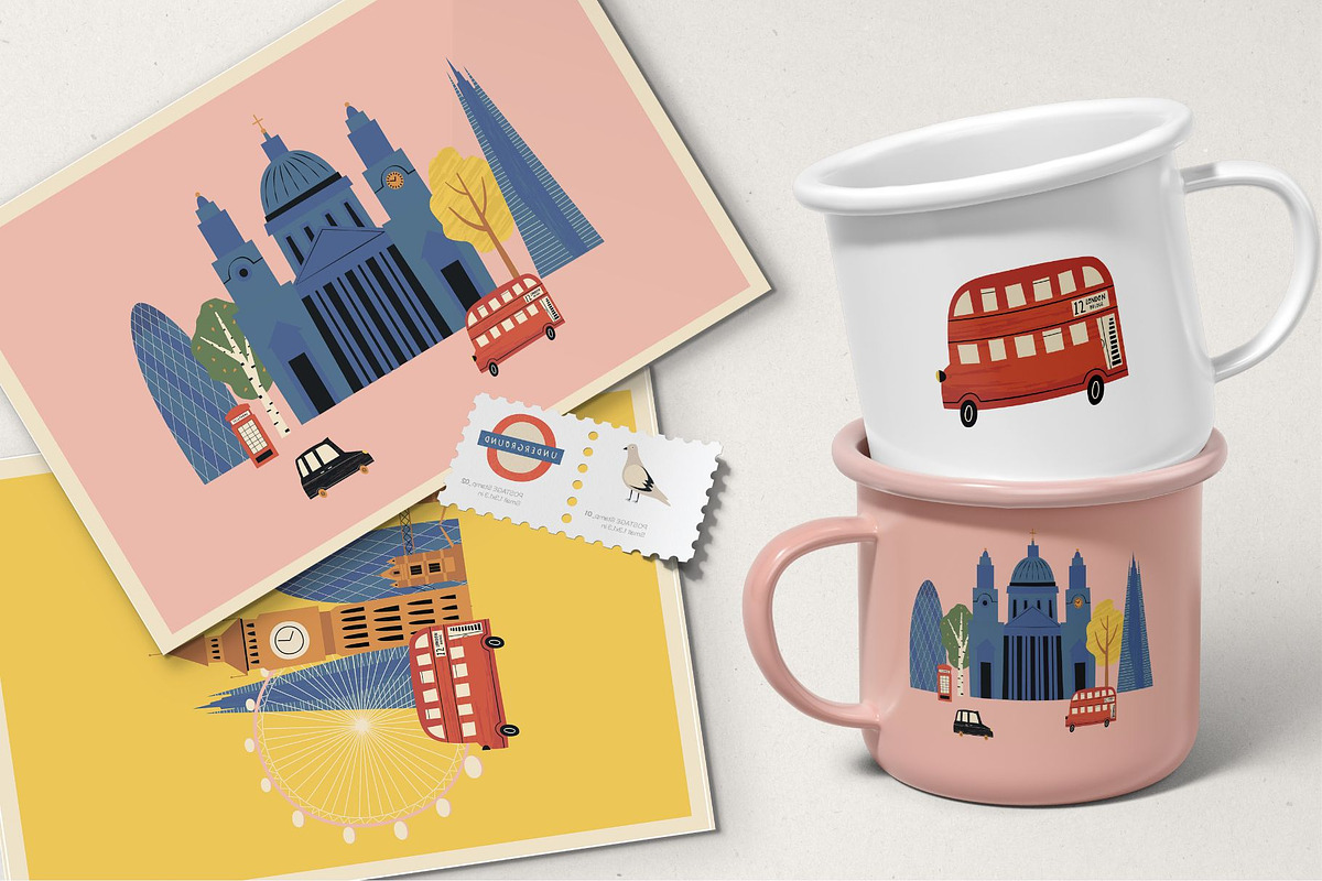 London hand drawn vectors, an Object Illustration by vanloveart (Photo 2 of 8)