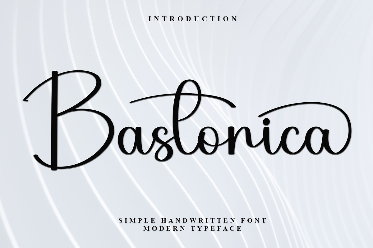 Bastonica, a Handwritten Font by InermediaSTUDIO (Photo 1 of 7)