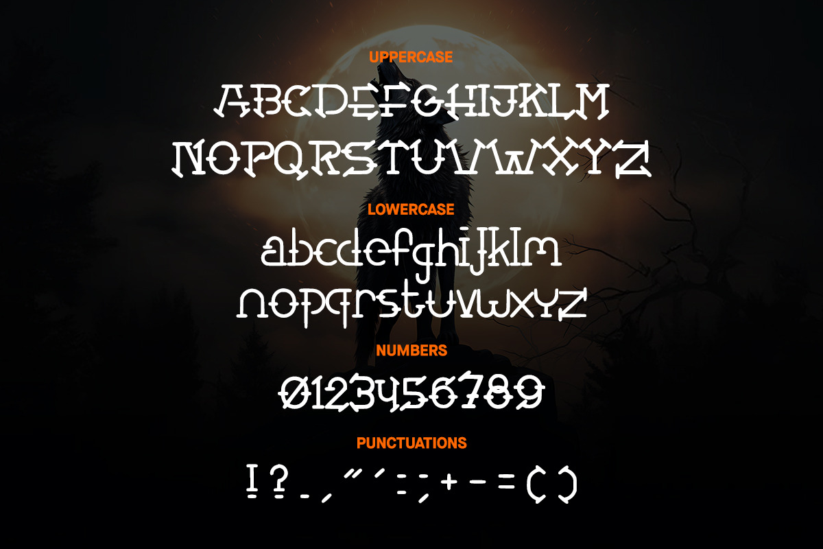 Dancing With The Wolf Typeface, a Script Font by Marco Zenki (Photo 5 of 5)