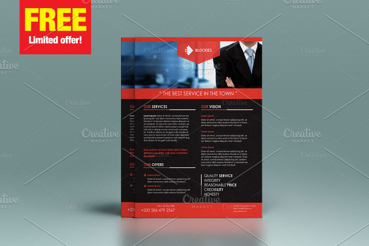 Smart Phone + Bonus Flyer, a Business Card Template by Pentaclay