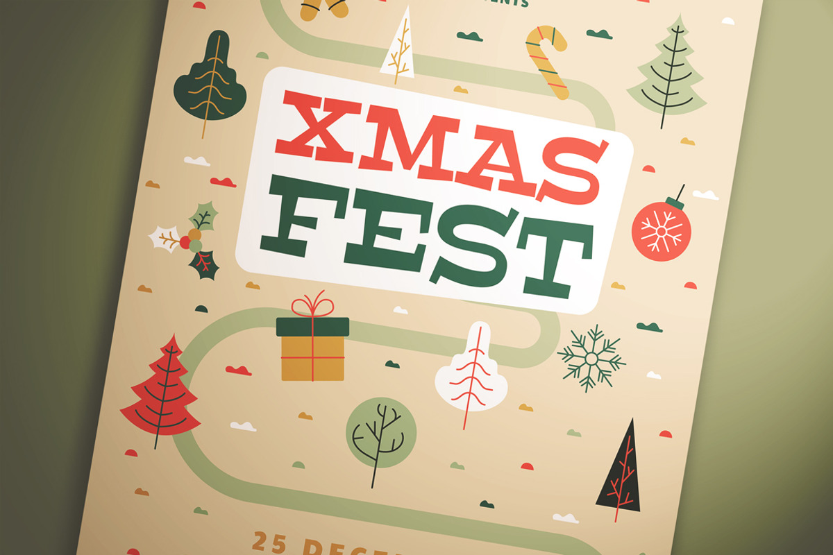 Xmas Fest Flyer, a Flyer Template by KMZVR.Lab (Photo 3 of 5)