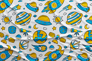 Space Seamless Pattern Pack