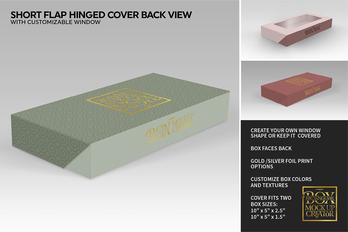 Rectangular Box Mock Up Creator, a Packaging Mockup by INCDesign (Photo 24 of 44)