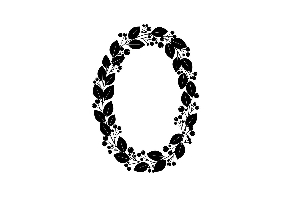 Floral Oval Wreath SVG Bundle, an Illustration by yasushie (Photo 15 of 31)