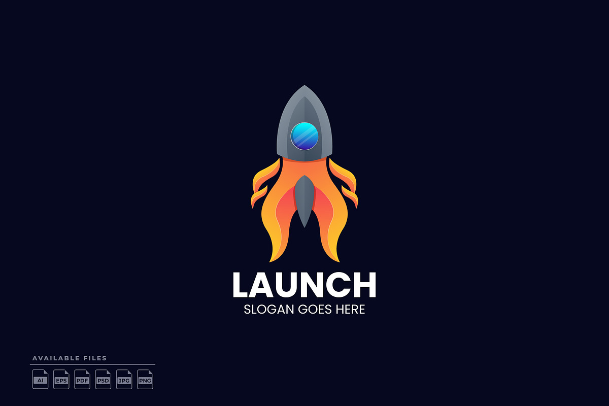 Rocket Gradient Colorful Logo, a Branding & Logo Template by Zeer Graphic