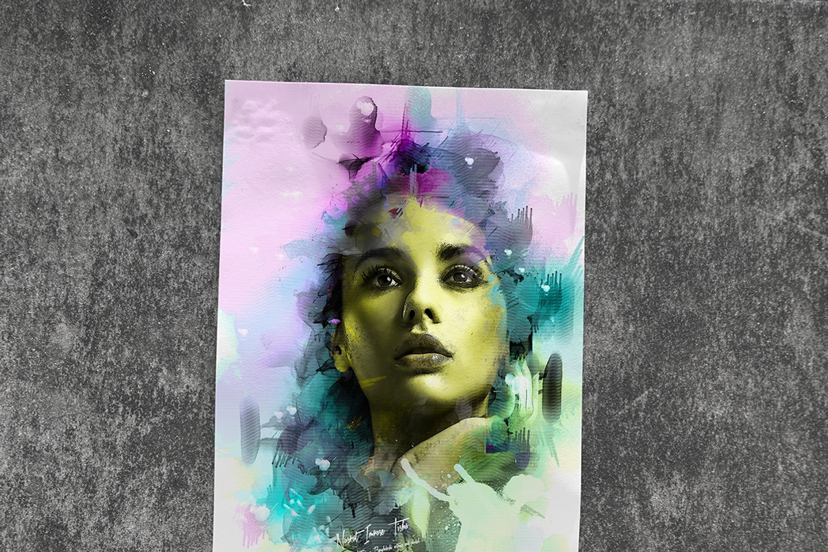 Art Stick Photo Template, an Action Add-On by MRI STUDIO (Photo 5 of 10)