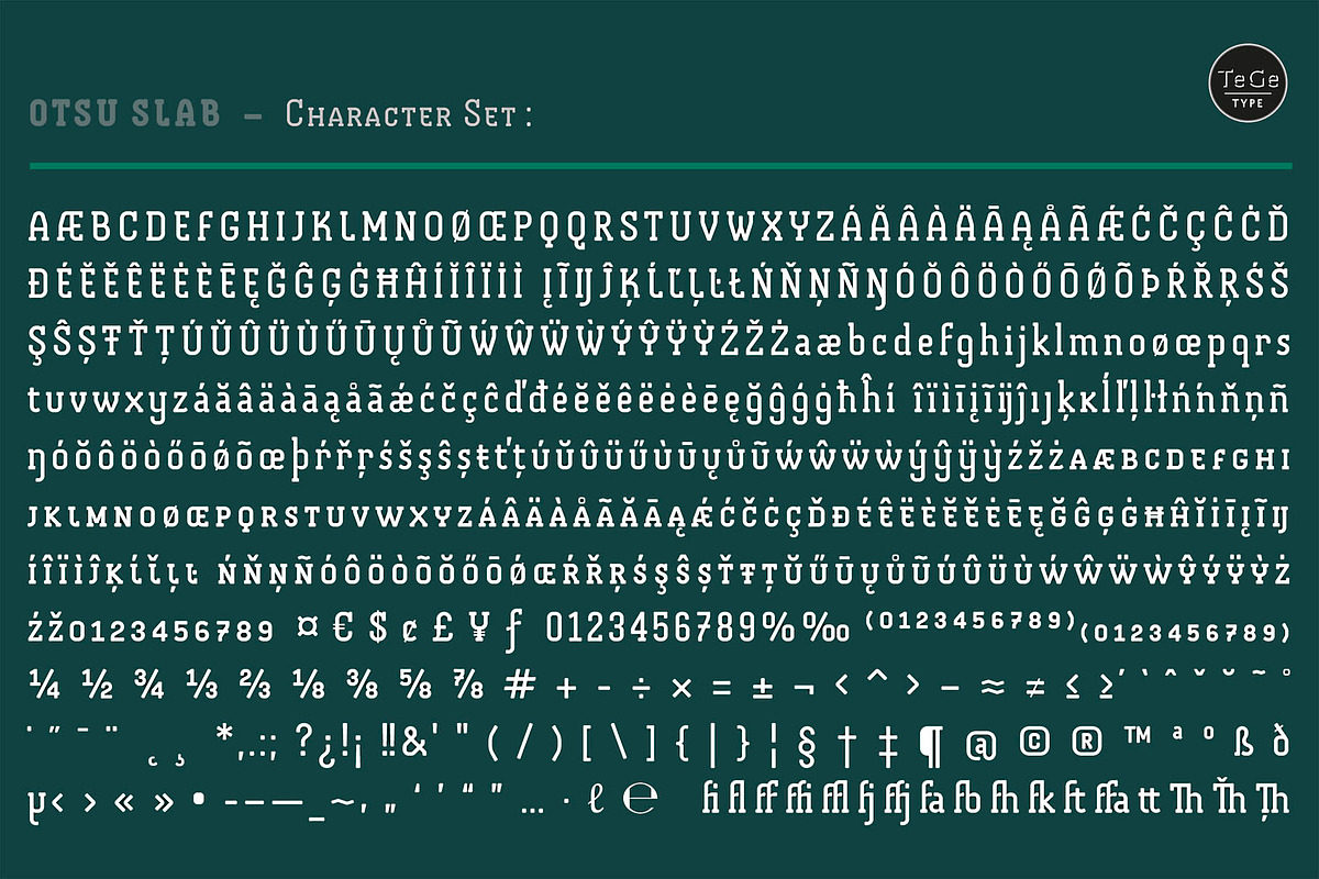 Otsu Slab, a Slab Serif Font by TeGeType foundry (Photo 6 of 6)