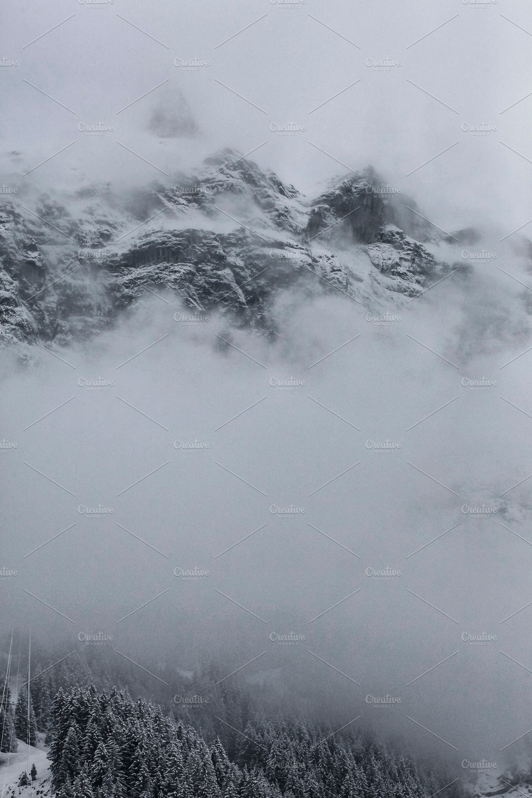 A clearing winter storm 9 featuring mountains, mountain, and switzerland