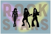 Rock stars, an Illustration by Vector Clash (Thumbnail 6 of 7)