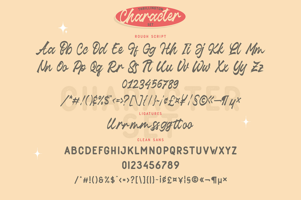 Thrillington || FONT DUO, a Sans Serif Font by Rochart (Photo 5 of 10)