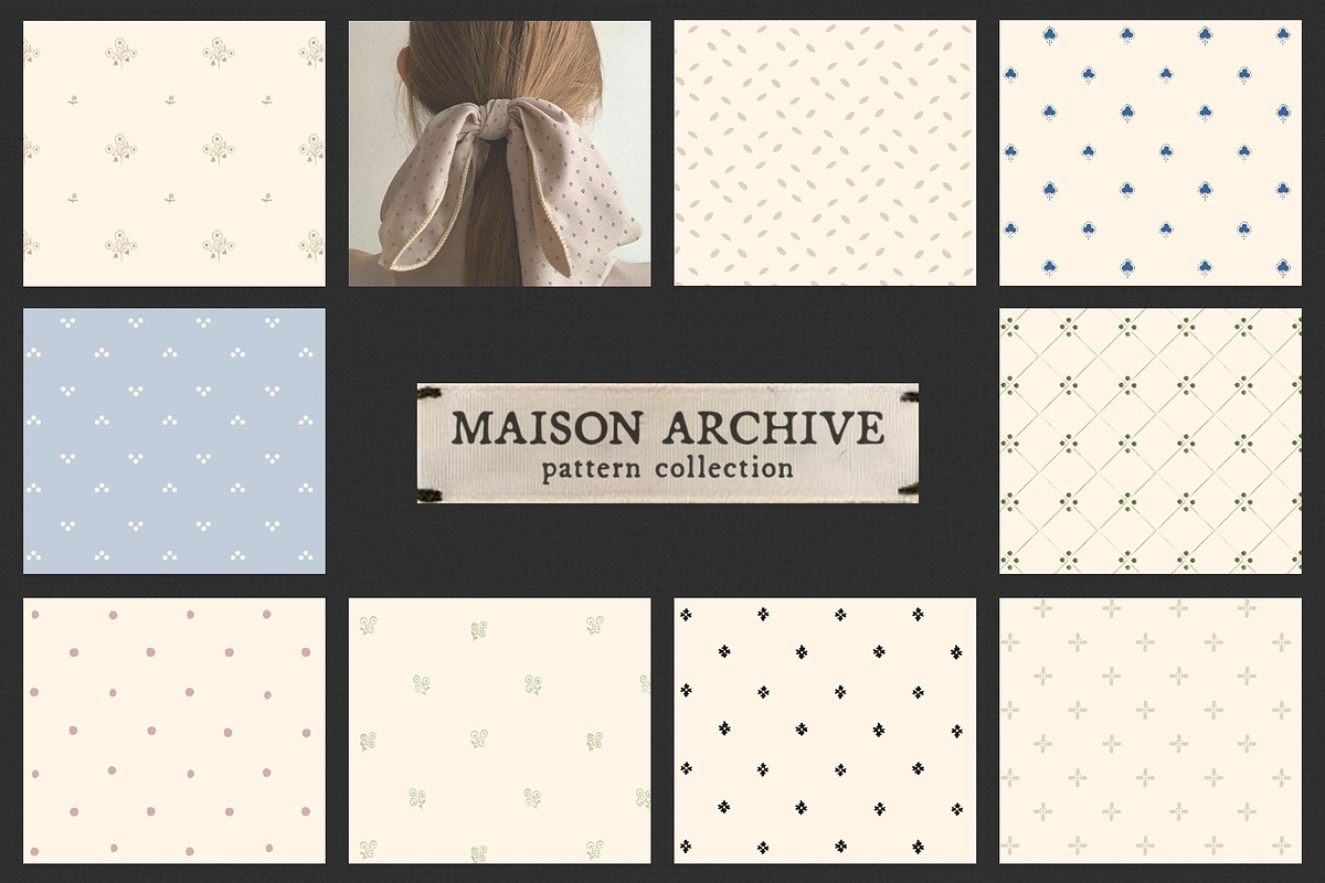 Maison Archive: Pattern Collection, a Pattern Graphic by lerinartstudio (Photo 1 of 14)