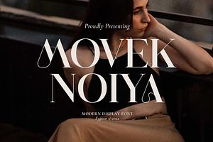 Movek Noiya - Modern Display Font