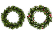 Christmas Wreath for Christmas decor, a Decorative Illustration by Vjom (Thumbnail 2 of 4)