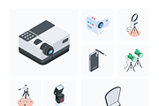 Animated Isometric Photography Icons, a Duotone Icon by Vectors Market (Thumbnail 8 of 12)