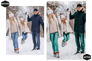 12 Happy Xmas Photoshop Actions