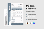 4 Modern Business Invoice Template, a Print Template by twinstd (Thumbnail 3 of 4)