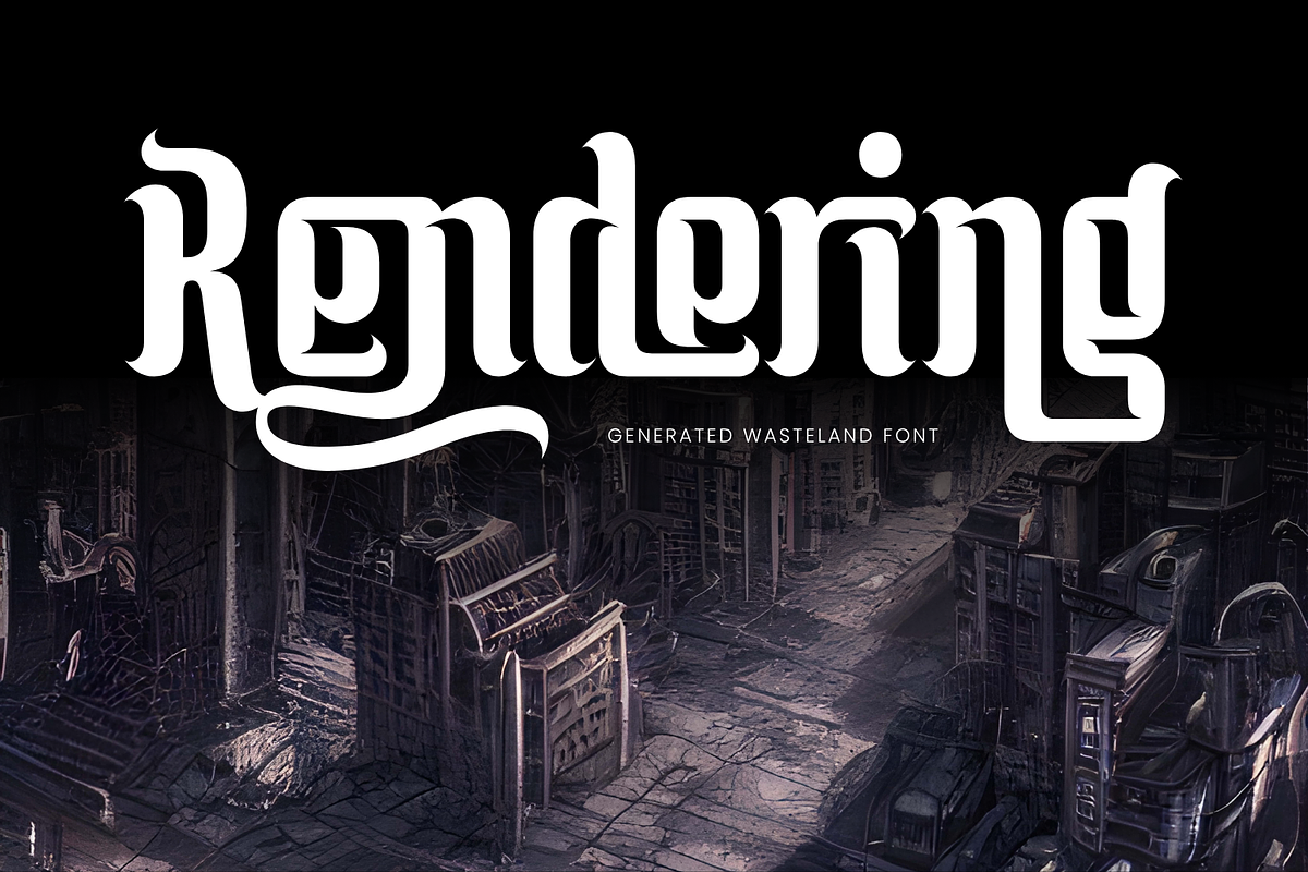 Generated Wasteland - Elegant Font, a Serif Font by 177Studio (Photo 3 of 5)