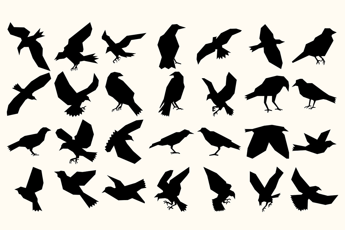 Bird Silhouette SVG Bundle, an Animal Illustration by Tekuni (Photo 5 of 11)
