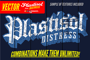 Plastisol Vector Textures Brush On