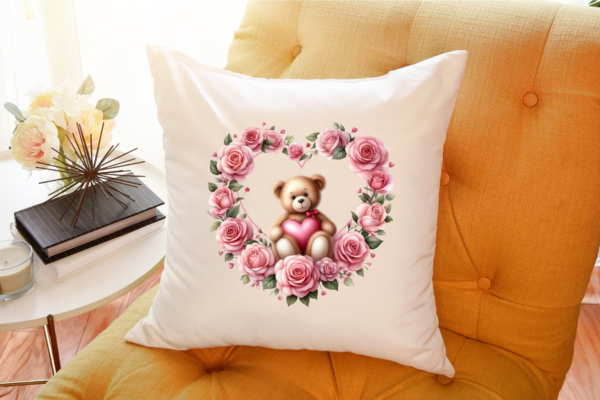 Mothers Day & Baby Girl Teddy Clipar, an Illustration by Sublimation Artist (Photo 6 of 6)