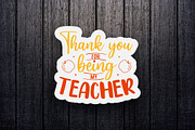 Teacher Sticker SVG Bundle, an Education Illustration by thefutive (Thumbnail 4 of 4)