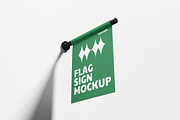 Flag Sign Mockup, an Advertising Mockup by DSNA Mockup (Thumbnail 3 of 5)
