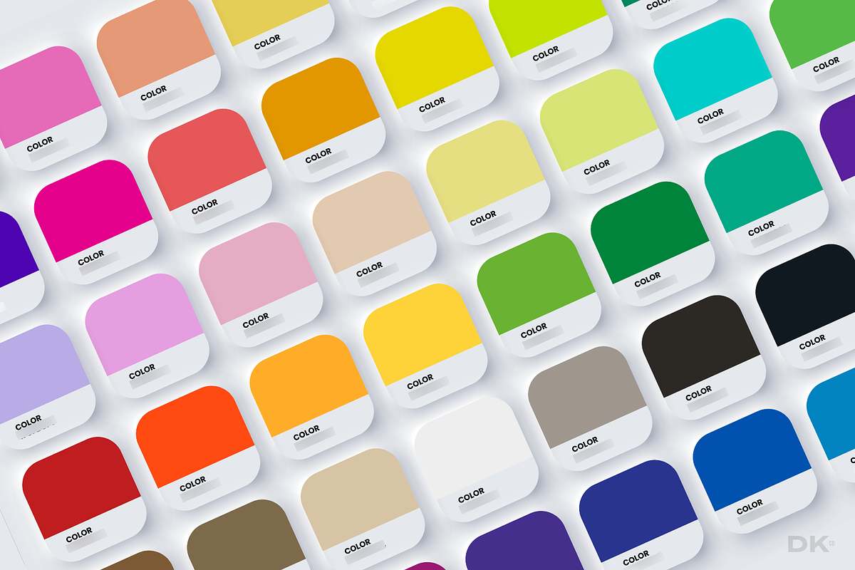 Neon Color Swatches for Procreate, a Palette Add-On by Designer's Kit Co (Photo 8 of 10)