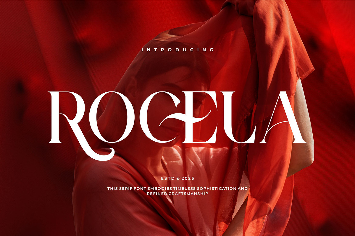Rocela || Modern Elegant Serif Font, a Serif Font by Ermedia Studio (Photo 1 of 10)