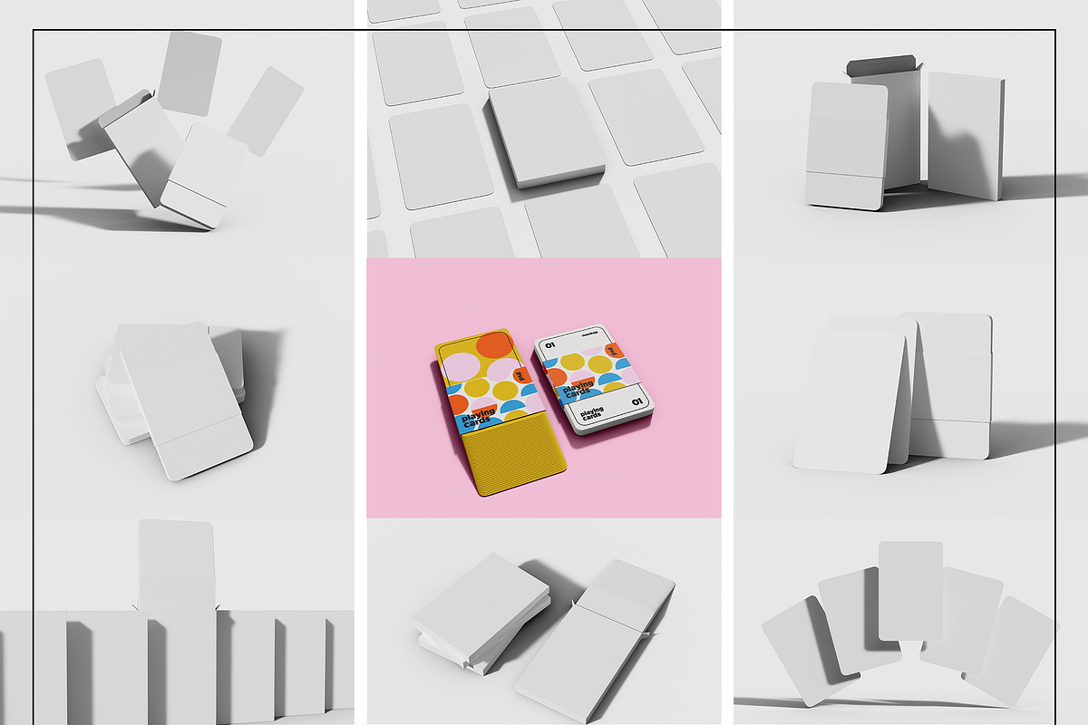 Playing Card Deck Mockup Set, a Packaging Mockup by Mego-studio (Photo 7 of 7)