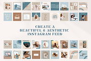 Instagram Post Templates Boho Canva, a Social Media Template by Boltik Studio (Thumbnail 5 of 10)