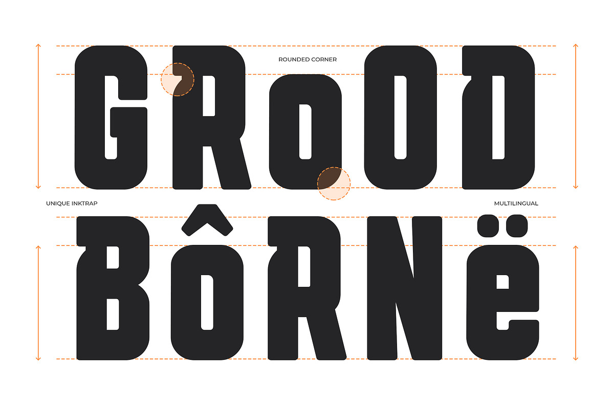 Brodhera - Bold Condensed Sans Font, a Sans Serif Font by Typia Nesia (Photo 3 of 12)