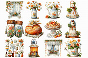 Whimsical Cottagecore Clipart Set, an Illustration by Libby Wishes (Thumbnail 6 of 6)