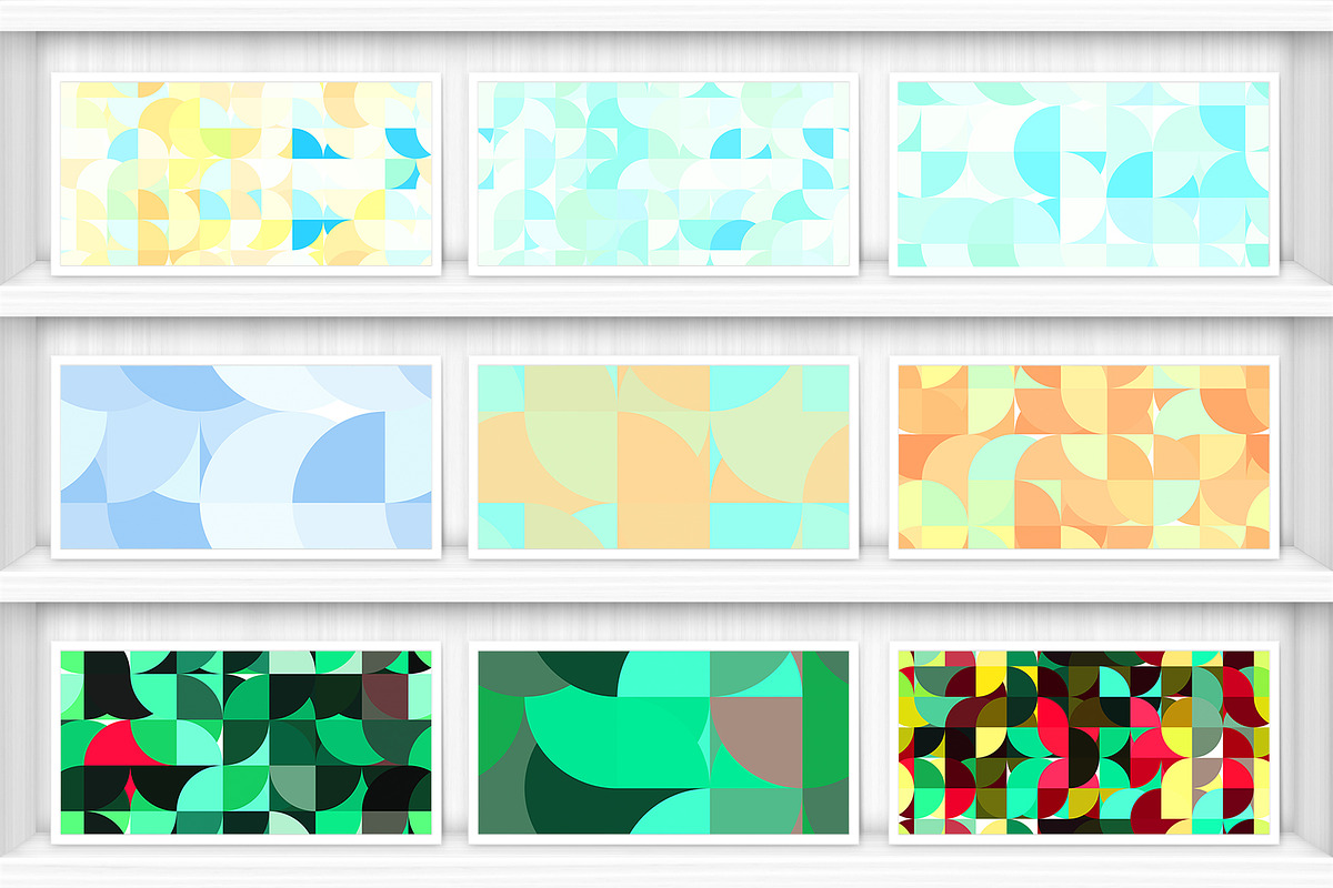 50 Quarters Geometric Backgrounds, a Background Graphic by Textures ...